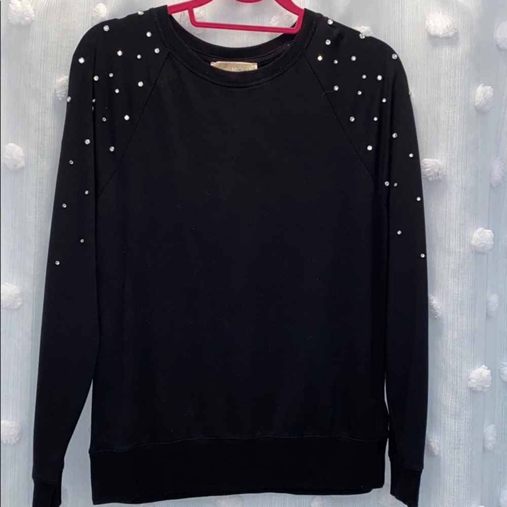 Black Michael Kors long sleeve shirt